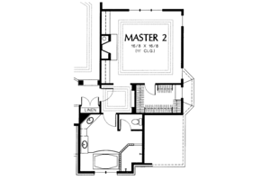 Floor Plan - Other Floor for Tudor House Plan #48-805 - 5 bed, 4 bath