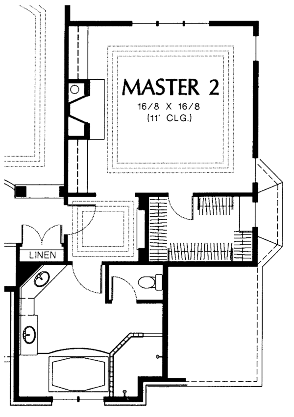 Dream House Plan - Tudor Floor Plan - Other Floor Plan #48-805