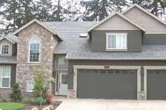 Exterior - Front Elevation House Plan #130-133 - 6 bed, 3.5 bath