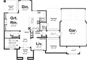 Modern Style House Plan - 4 Beds 3.5 Baths 2790 Sq/Ft Plan #455-565 