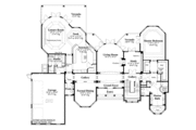 Mediterranean Style House Plan - 4 Beds 3.5 Baths 4759 Sq/Ft Plan #930-42 