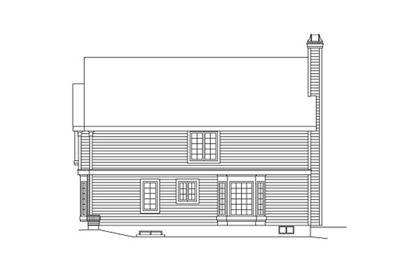 Home Plan - Exterior - Other Elevation 1 for Traditional House Plan #57-268 - 5 bed, 2.5 bath