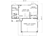 Adobe / Southwestern Style House Plan - 4 Beds 3 Baths 2018 Sq/Ft Plan #1-1400 