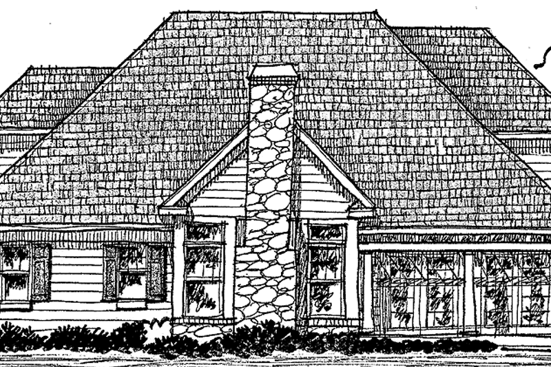 Dream House Plan - Exterior - Rear Elevation for Colonial House Plan #328-403 - 3 bed, 2.5 bath