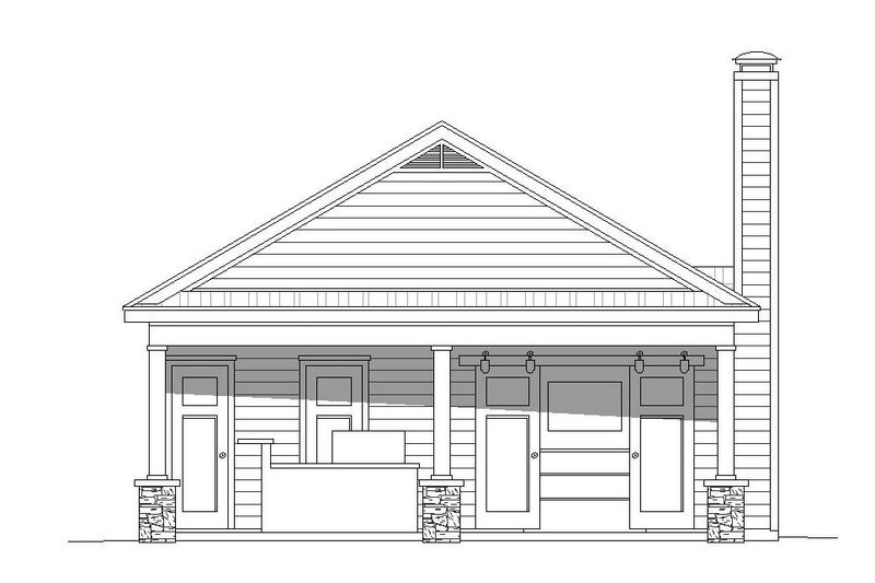 Dream House Plan - Exterior - Front Elevation 3 for Country House Plan #932-236, 0.5 bath
