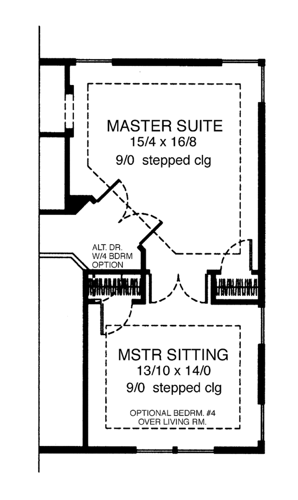 Dream House Plan - Country Floor Plan - Upper Floor Plan #997-2