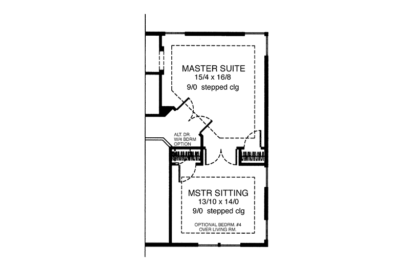 Home Plan - Floor Plan - Upper Floor 1 for Country House Plan #997-2 - 3 bed, 2.5 bath