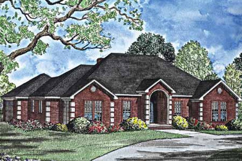 Dream House Plan - Exterior - Front Elevation 3 for European House Plan #17-3018 - 4 bed, 2.5 bath