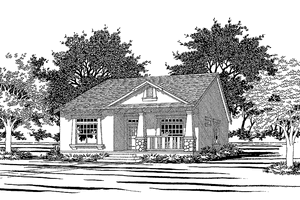 House Design - Craftsman Exterior - Front Elevation Plan #472-133