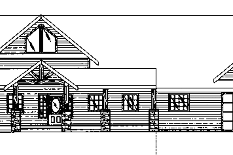 Home Plan - Contemporary Exterior - Front Elevation Plan #117-812