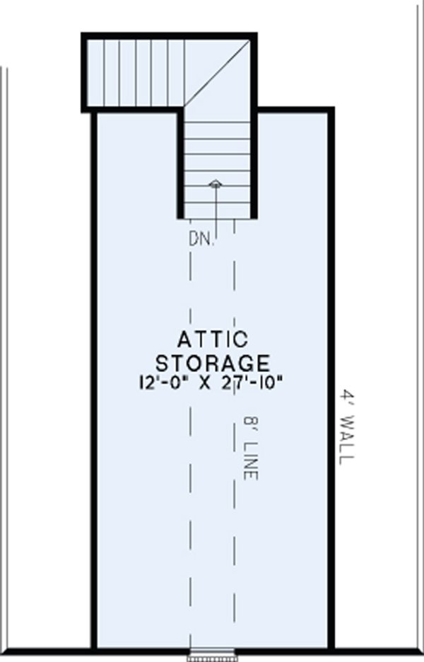 House Plan Design - European Floor Plan - Upper Floor Plan #17-2456