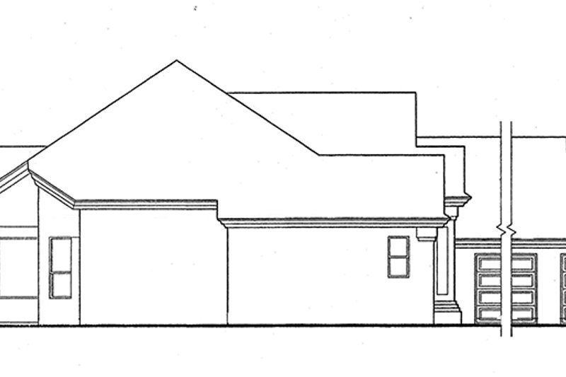 Home Plan - Exterior - Other Elevation 1 for Mediterranean House Plan #417-787 - 3 bed, 3 bath