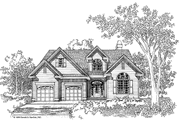 Traditional Style House Plan - 4 Beds 3 Baths 2398 Sq/Ft Plan #929-512 