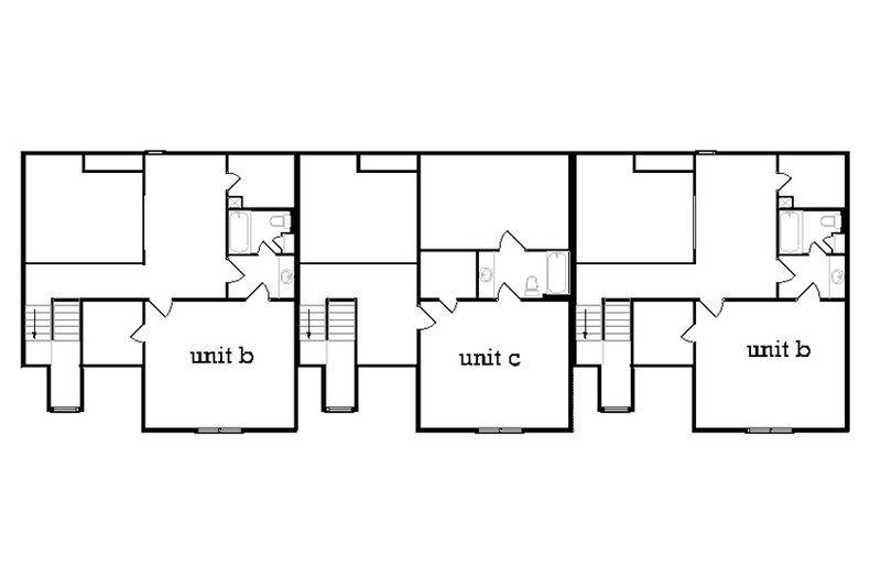 Home Plan - Floor Plan - Upper Floor for Traditional House Plan #45-452 - 6 bed, 6 bath