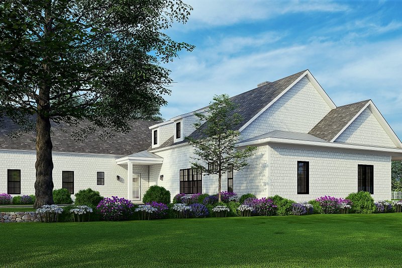 Architectural House Design - Exterior - Other Elevation 9 for Ranch House Plan #54-400 - 3 bed, 3.5 bath
