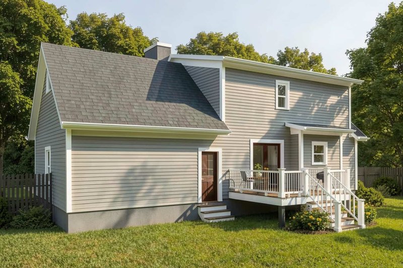 Architectural House Design - Exterior - Front Elevation 3 for Farmhouse House Plan #79-158 - 3 bed, 2.5 bath