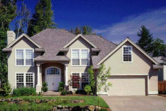 Exterior - Other Elevation for Mediterranean House Plan #48-455 - 4 bed, 2.5 bath