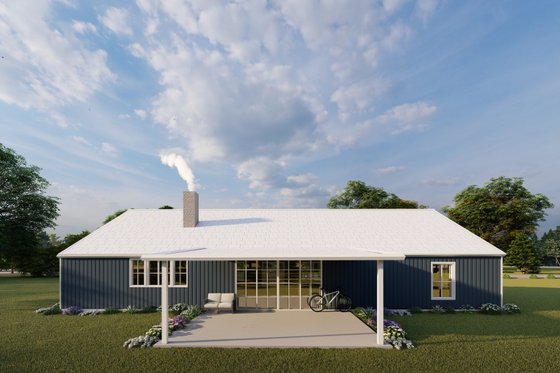 Exterior - Other Elevation 6 for Barndominium House Plan #1107-39 - 4 bed, 3 bath