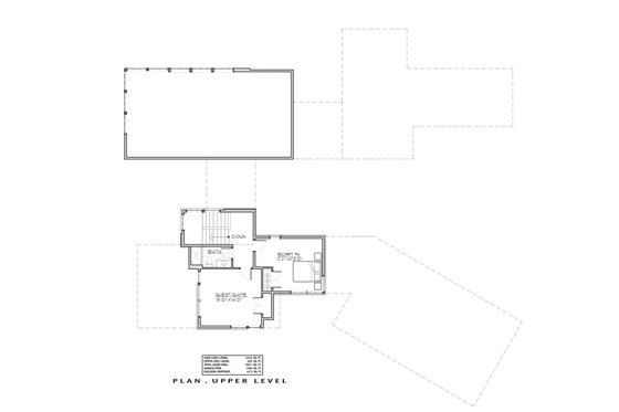 Floor Plan - Upper Floor for Modern House Plan #892-32 - 4 bed, 4.5 bath