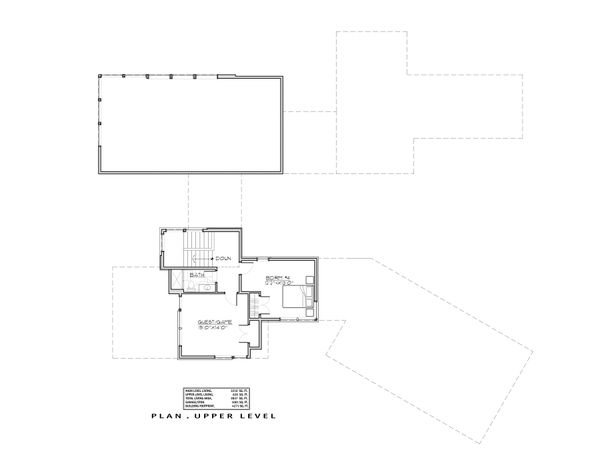 Modern Floor Plan - Upper Floor Plan #892-32