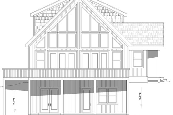 Exterior - Other Elevation for Southern House Plan #932-902 - 3 bed, 3 bath