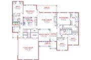 Traditional Style House Plan - 4 Beds 2.5 Baths 2802 Sq/Ft Plan #63-168 