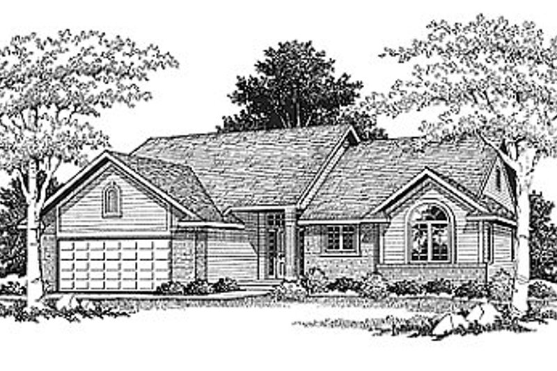 Traditional Style House Plan - 2 Beds 1.5 Baths 1346 Sq/Ft Plan #70-115