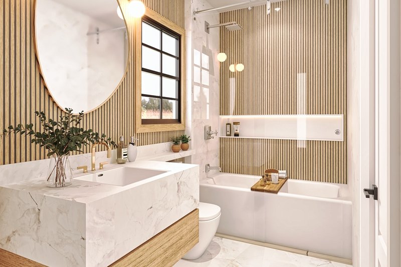 Architectural House Design - Interior - Bathroom for Traditional House Plan #54-600 - 4 bed, 4 bath
