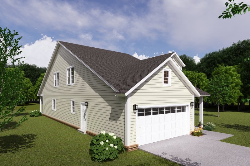 Home Plan - Exterior - Other Elevation 2 for Traditional House Plan #513-2205 - 3 bed, 2.5 bath