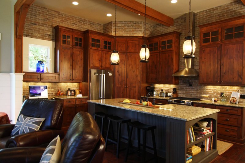 House Blueprint - Interior - Kitchen 1 for Craftsman House Plan #54-441 - 4 bed, 3 bath