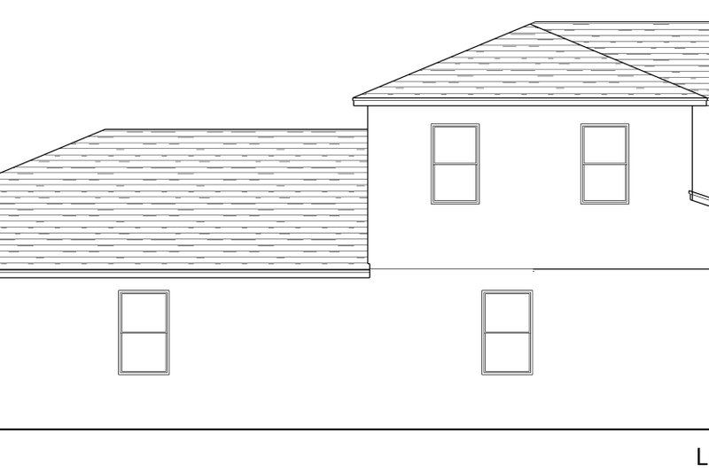 Architectural House Design - Exterior - Other Elevation for Traditional House Plan #1058-263 - 4 bed, 2.5 bath