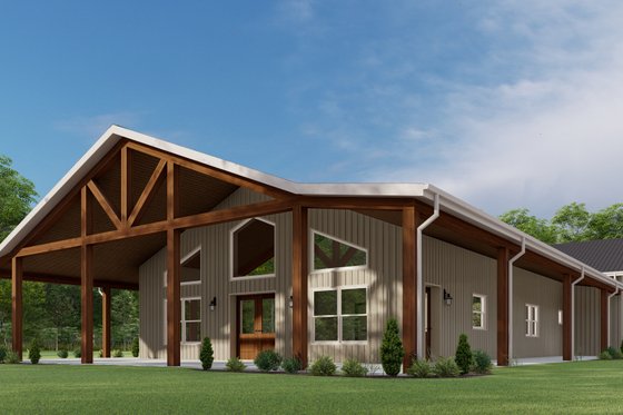 Exterior - Other Elevation for Barndominium House Plan #1092-47 - 3 bed, 2.5 bath