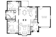 Craftsman Style House Plan - 2 Beds 1 Baths 1129 Sq/Ft Plan #23-2340 