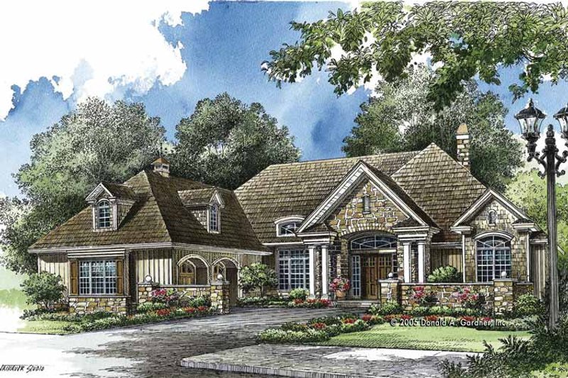 Home Plan - Exterior - Front Elevation 3 for Country House Plan #929-759 - 3 bed, 2.5 bath