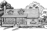 Country Style House Plan - 2 Beds 1 Baths 1064 Sq/Ft Plan #47-936 
