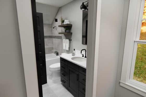 Interior - Bathroom for Farmhouse House Plan #51-1455 - 3 bed, 3.5 bath