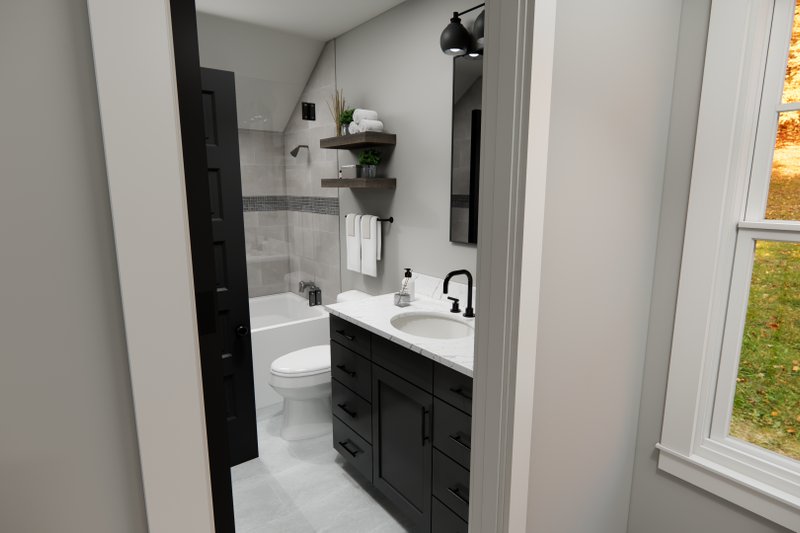 Home Plan - Interior - Bathroom for Farmhouse House Plan #51-1455 - 3 bed, 3.5 bath