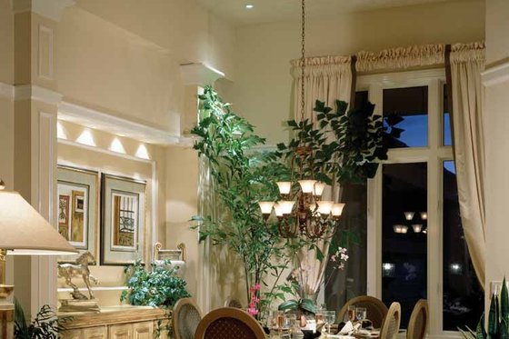 Interior - Dining Room for Mediterranean House Plan #930-37 - 5 bed, 6.5 bath