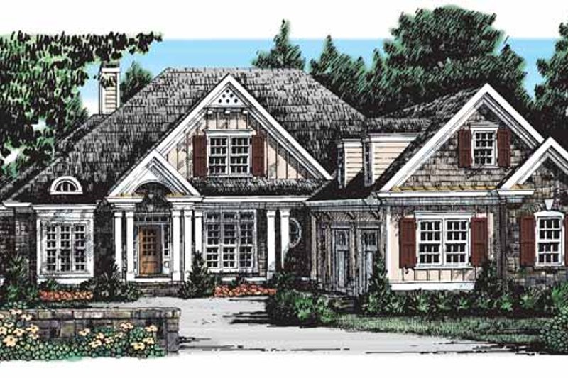 House Design - Country Exterior - Front Elevation Plan #927-274