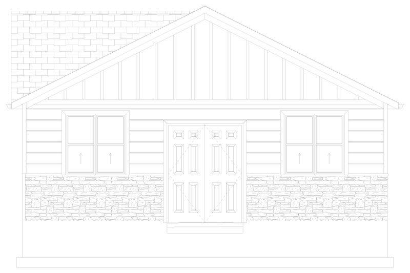 Dream House Plan - Exterior - Other Elevation 1 for Traditional House Plan #1060-242, 0 bath