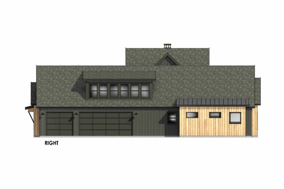 Exterior - Other Elevation 1 for Farmhouse House Plan #1096-26 - 4 bed, 4.5 bath