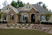 European Style House Plan - 4 Beds 4 Baths 4077 Sq/Ft Plan #437-48 