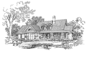Country Style House Plan - 4 Beds 3 Baths 2596 Sq/Ft Plan #929-278 