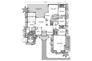 Mediterranean Style House Plan - 4 Beds 3.5 Baths 3442 Sq/Ft Plan #420-217 