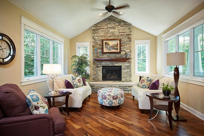 Architectural House Design - Interior - Family Room for Craftsman House Plan #928-295 - 2 bed, 2.5 bath