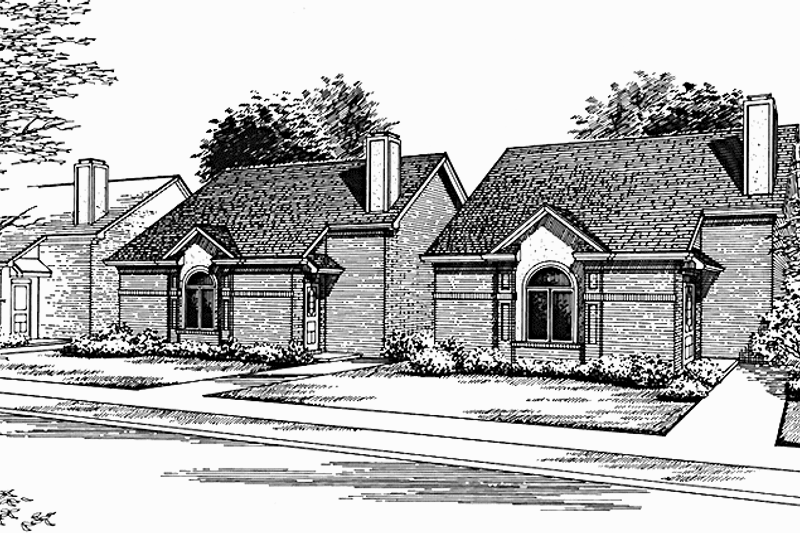 Dream House Plan - Traditional Exterior - Front Elevation Plan #45-529