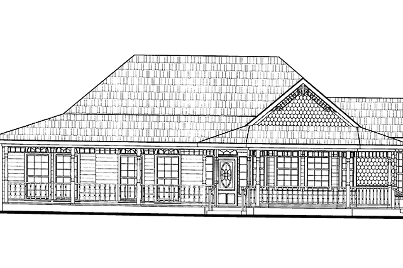 Home Plan - Country Exterior - Front Elevation Plan #968-24