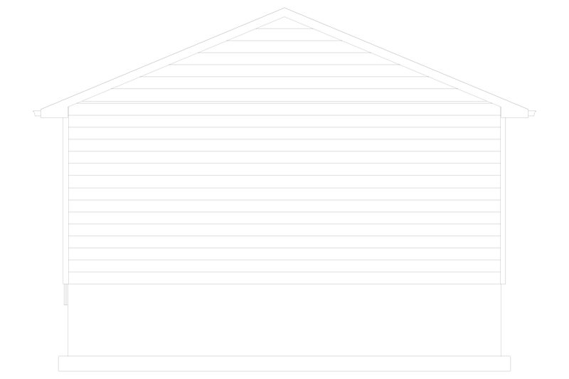 Dream House Plan - Exterior - Rear Elevation 1 for Traditional House Plan #1060-92, 0 bath