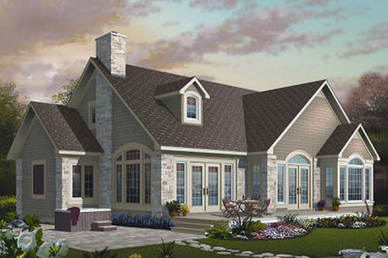 Home Plan - Traditional Exterior - Front Elevation Plan #23-727