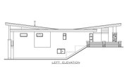 Contemporary Style House Plan - 2 Beds 2 Baths 1550 Sq/Ft Plan #1100-80 